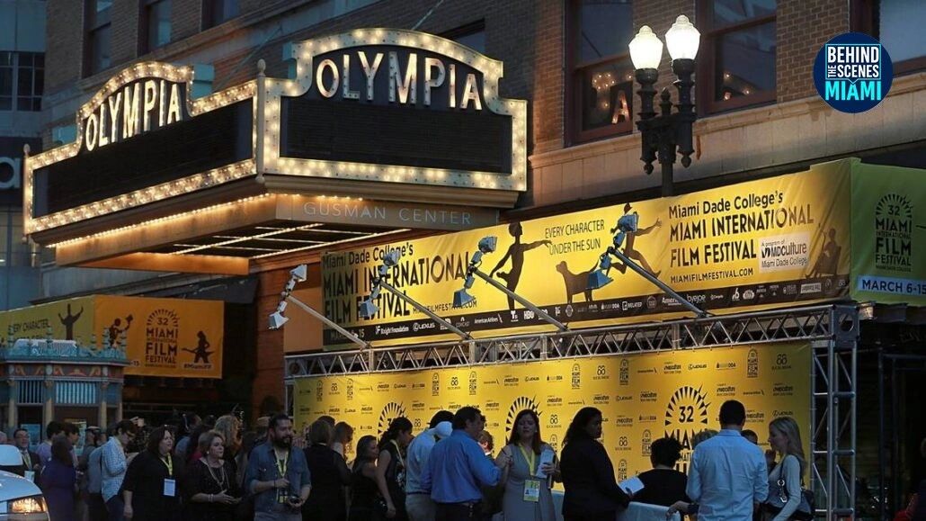 El Olympia se ilumina: noche de festival en el Miami International Film Festival.