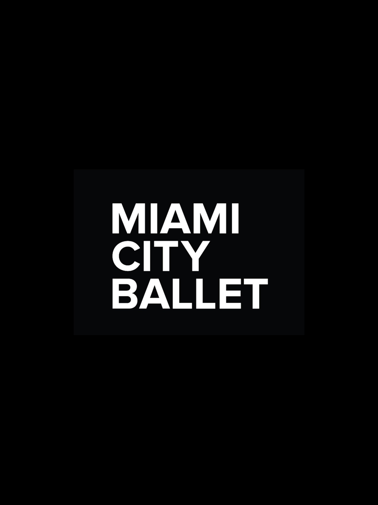 Miami City Ballet, American Rhythms official event artwork